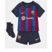 Barcelona Robert Lewandowski #9 Hjemmedraktsett Barn 2022-23 Kortermet (+ korte bukser)